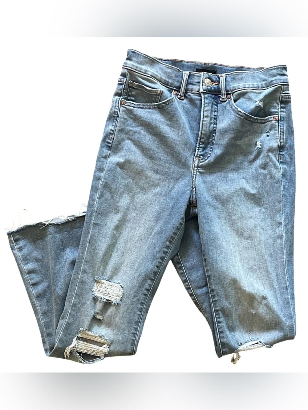 Express Light Blue Distressed Women’s Jeans